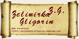 Želimirka Gligorin vizit kartica